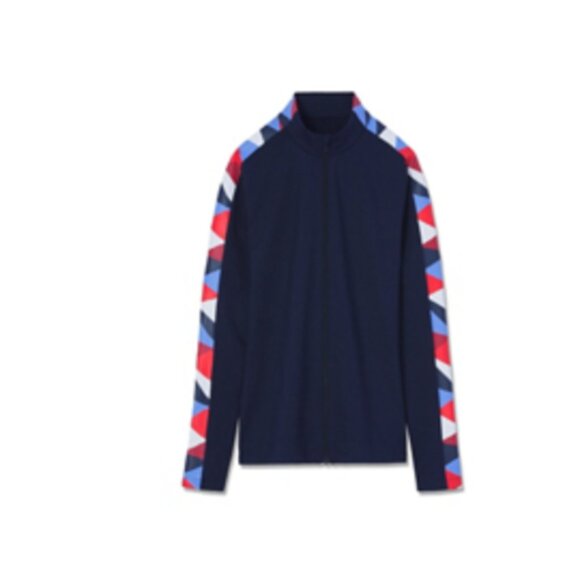 Tory Sport Geo Blocks Jacket, Tory Navy, XL - Picture 1 of 3
